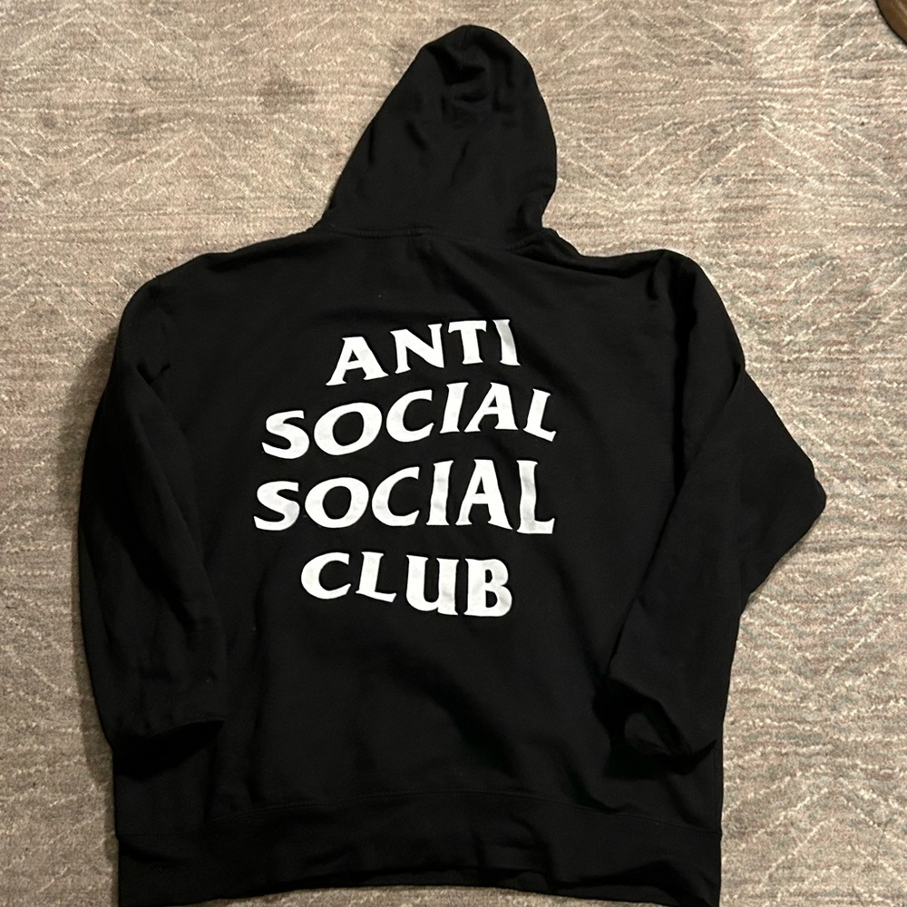 Authentic Anti Social Social Club Black Hoodie